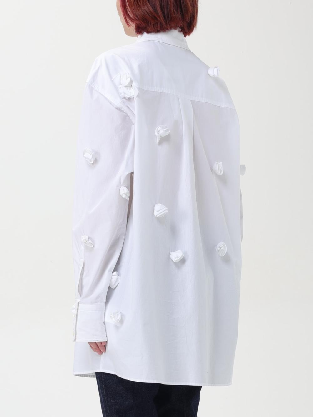 Giglio Camicia Di Cotone Con Fiori Sportmax
