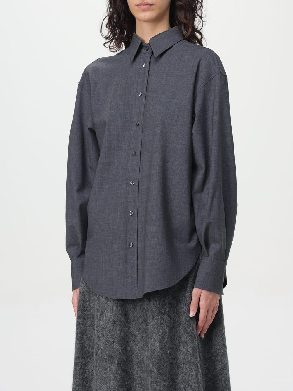 Giglio Camicia Di Lana Vergine Brunello Cucinelli