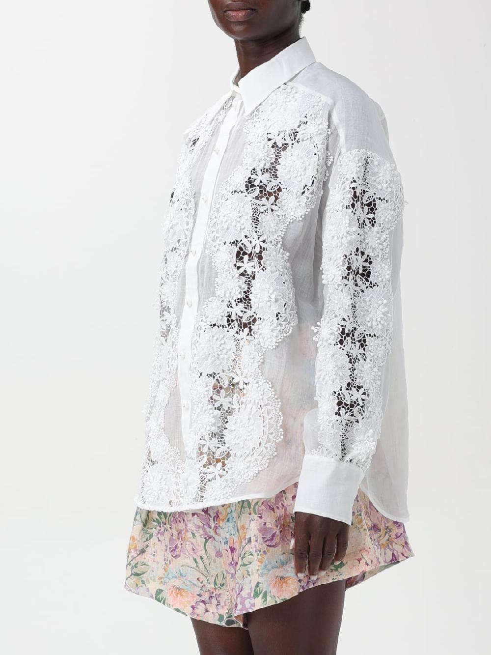 Giglio Camicia Di Pizzo Zimmermann