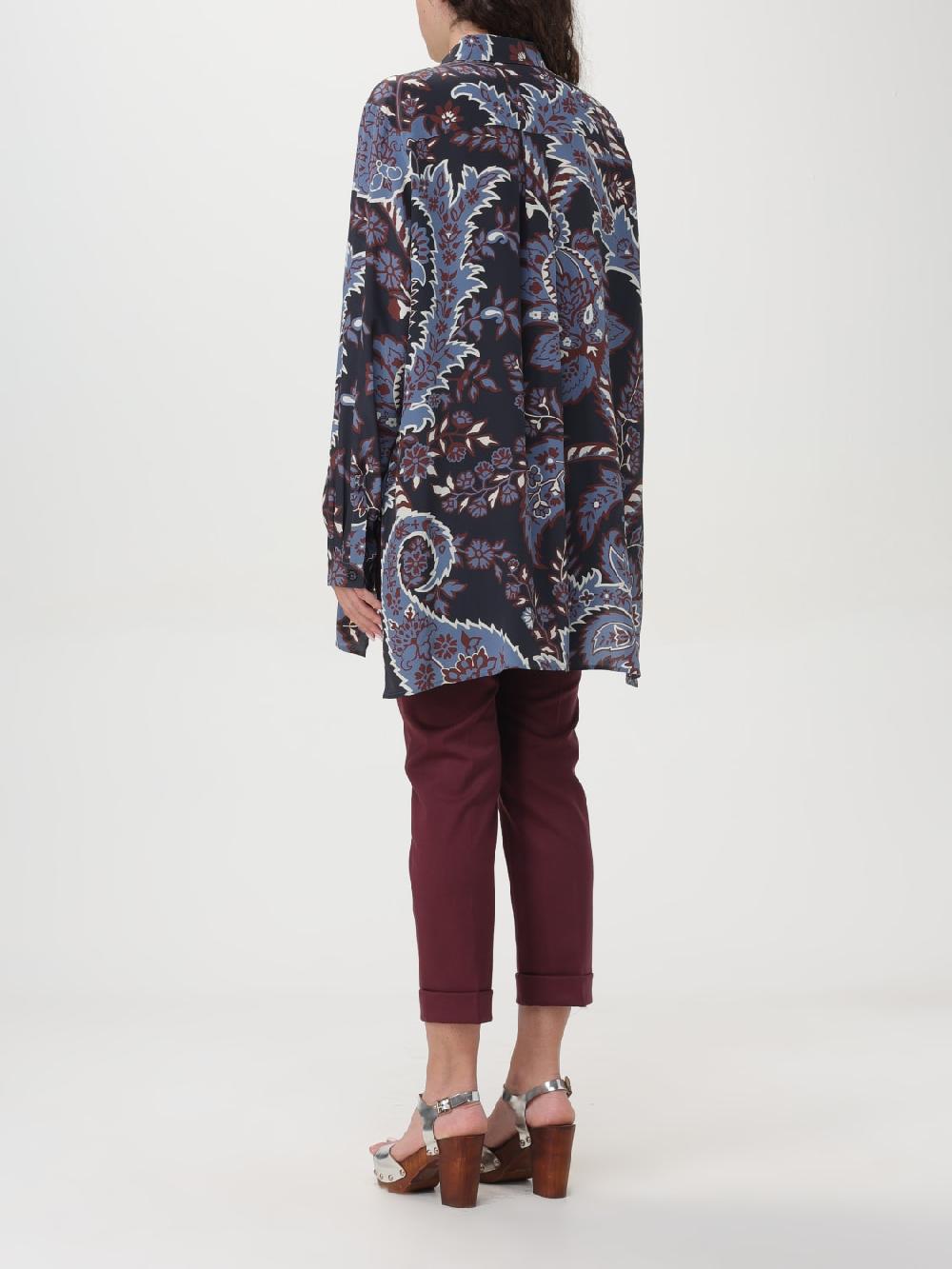 Giglio Camicia Di Seta Floreale Etro