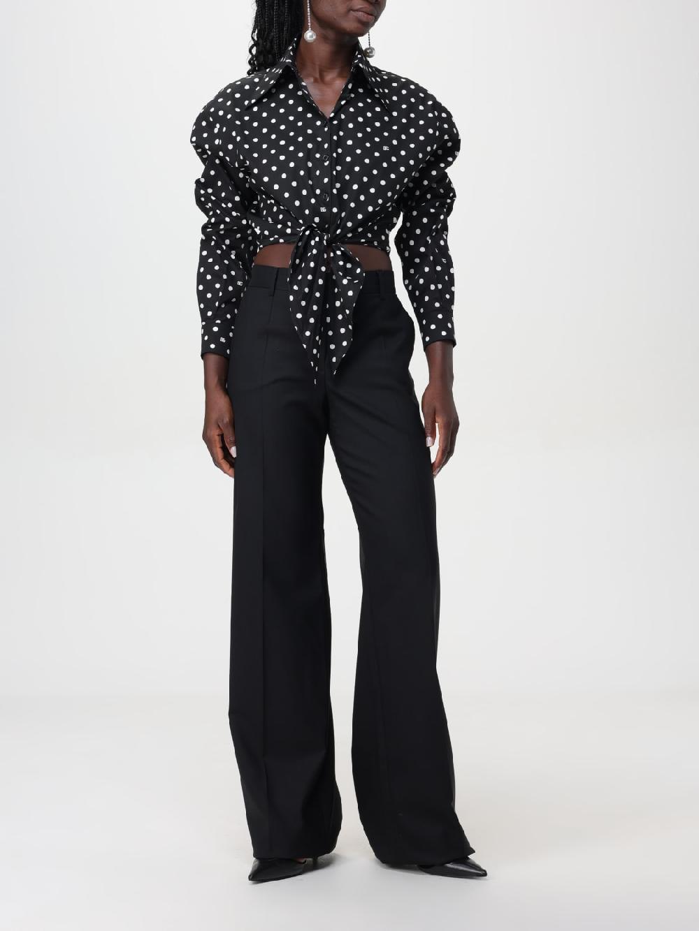 Giglio Camicia Dolce & Gabbana In Popeline A Pois