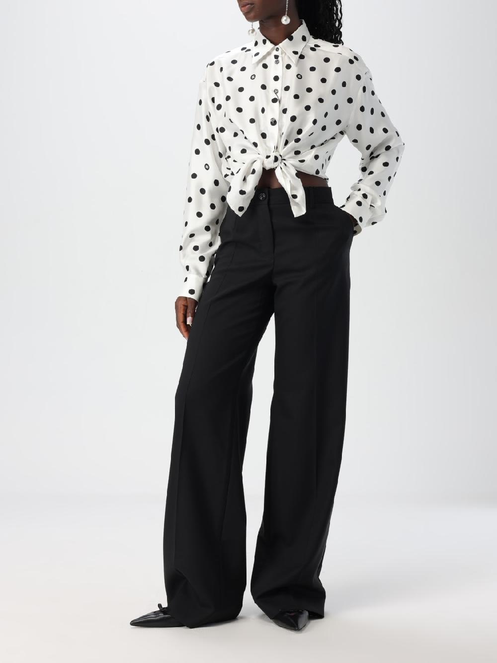 Giglio Camicia Dolce & Gabbana In Seta A Pois