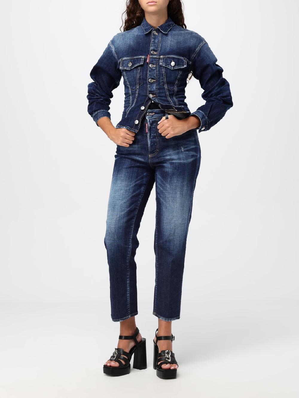 Giglio Camicia Dsquared2 In Denim