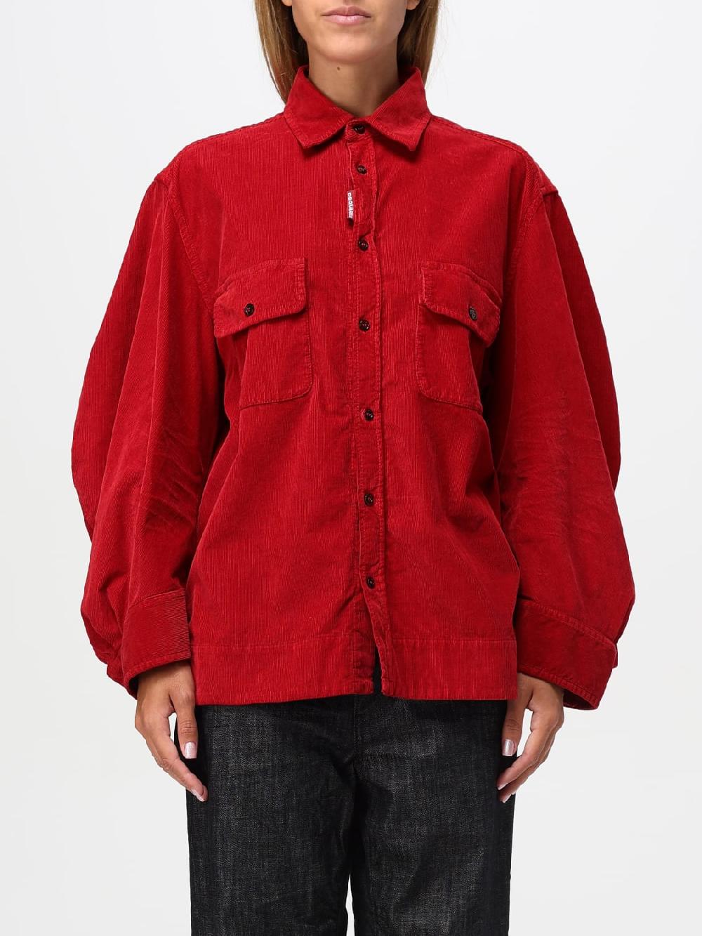 Giglio Camicia Dsquared2 in velluto a coste