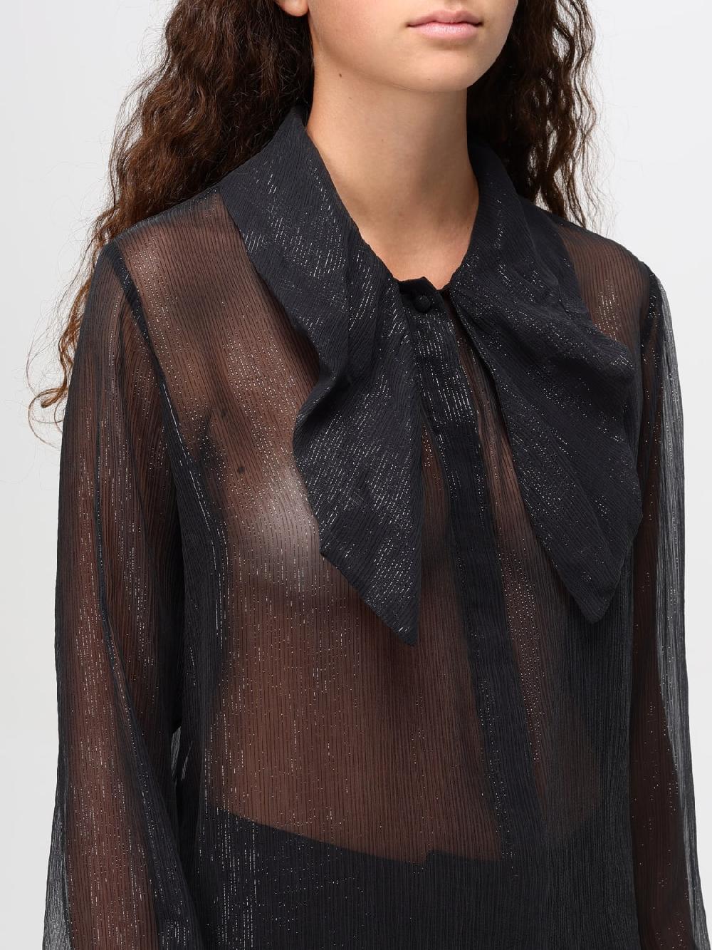 Giglio Camicia Emporio Armani In Seta Con Lurex