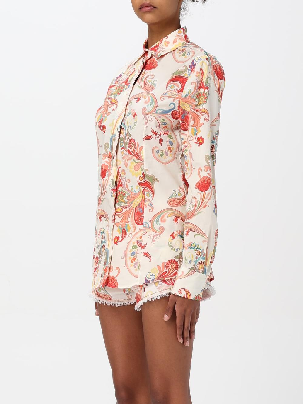 Giglio Camicia Etro In Cotone Stampato