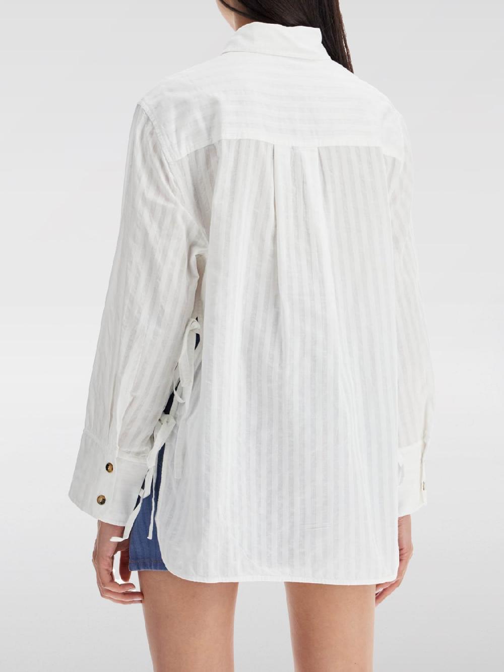 Giglio Camicia Ganni In Cotone