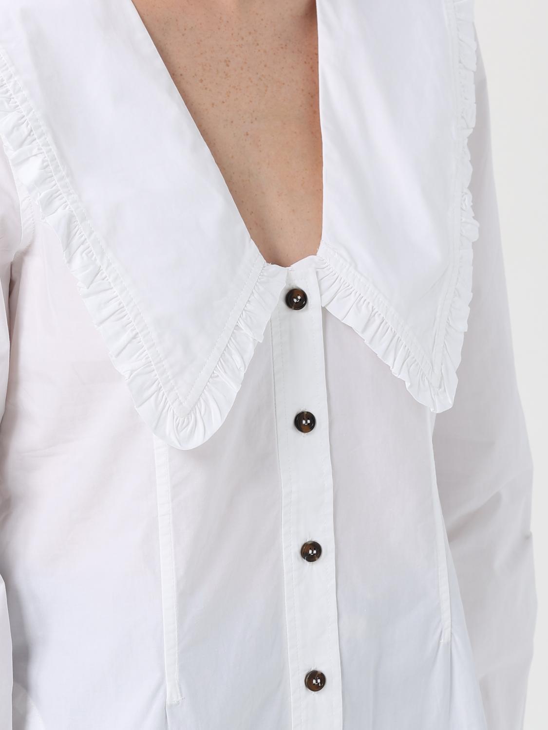 Giglio Camicia Ganni In Cotone