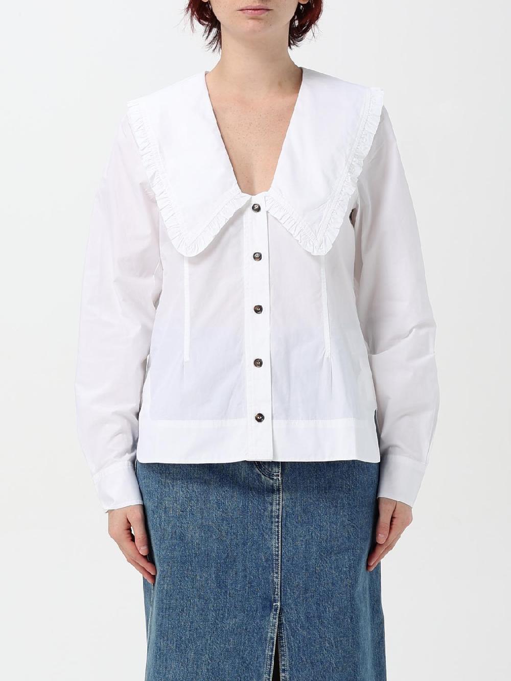 Giglio Camicia Ganni in cotone
