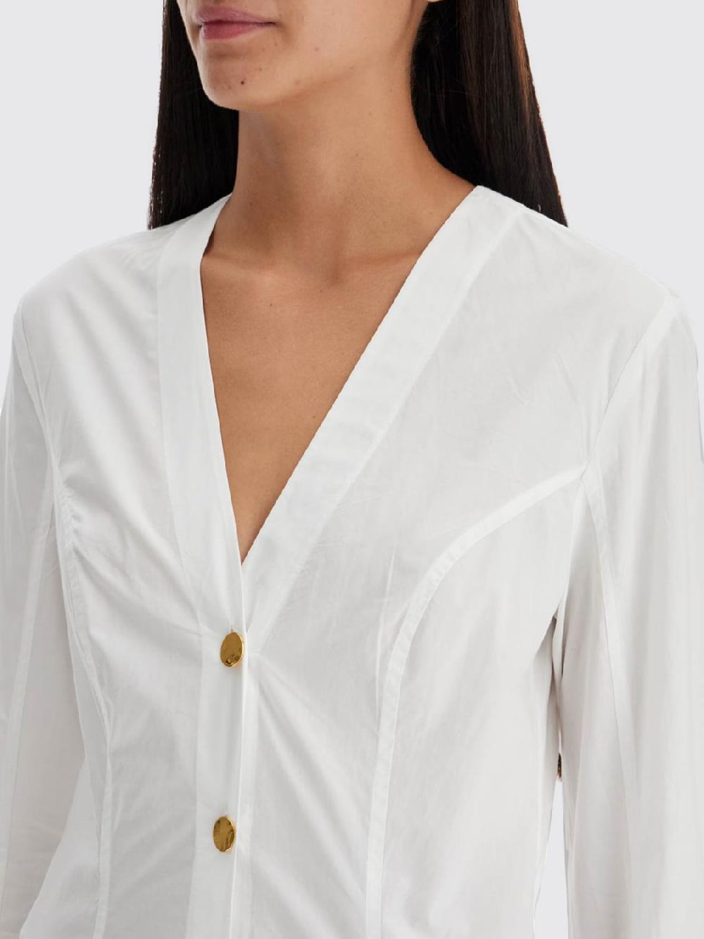 Giglio Camicia Ganni In Cotone