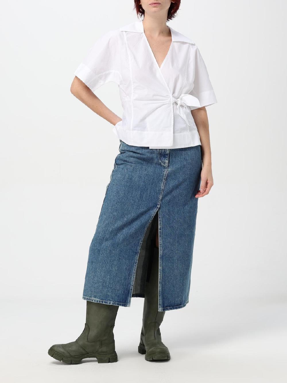 Giglio Camicia Ganni In Cotone Organico