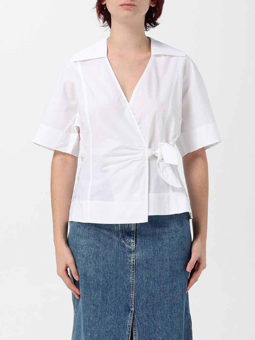 Giglio Camicia Ganni in cotone organico