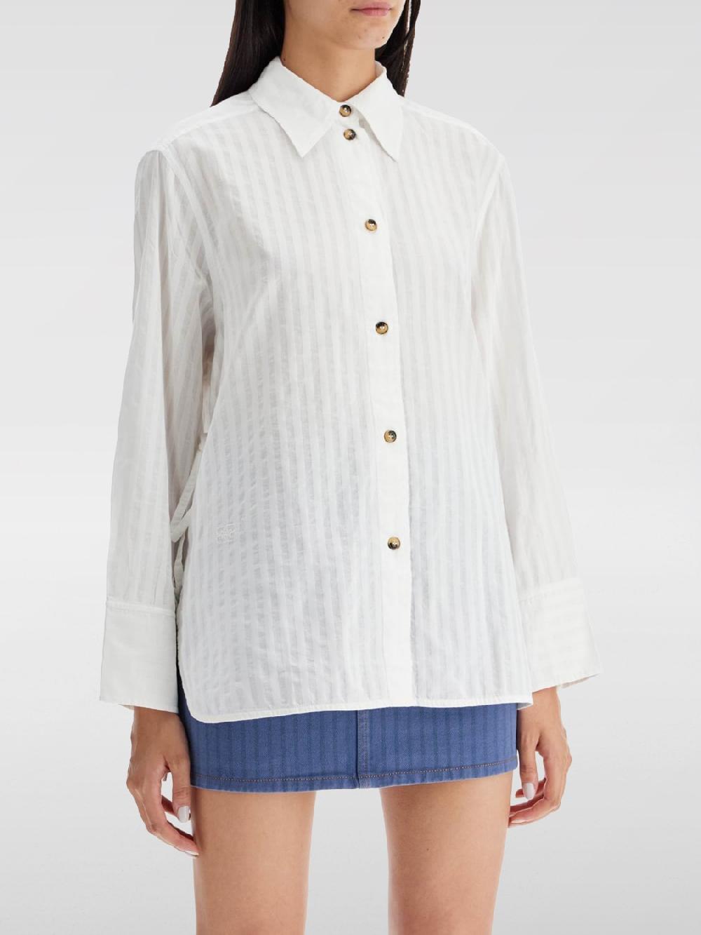 Giglio Camicia Ganni in cotone