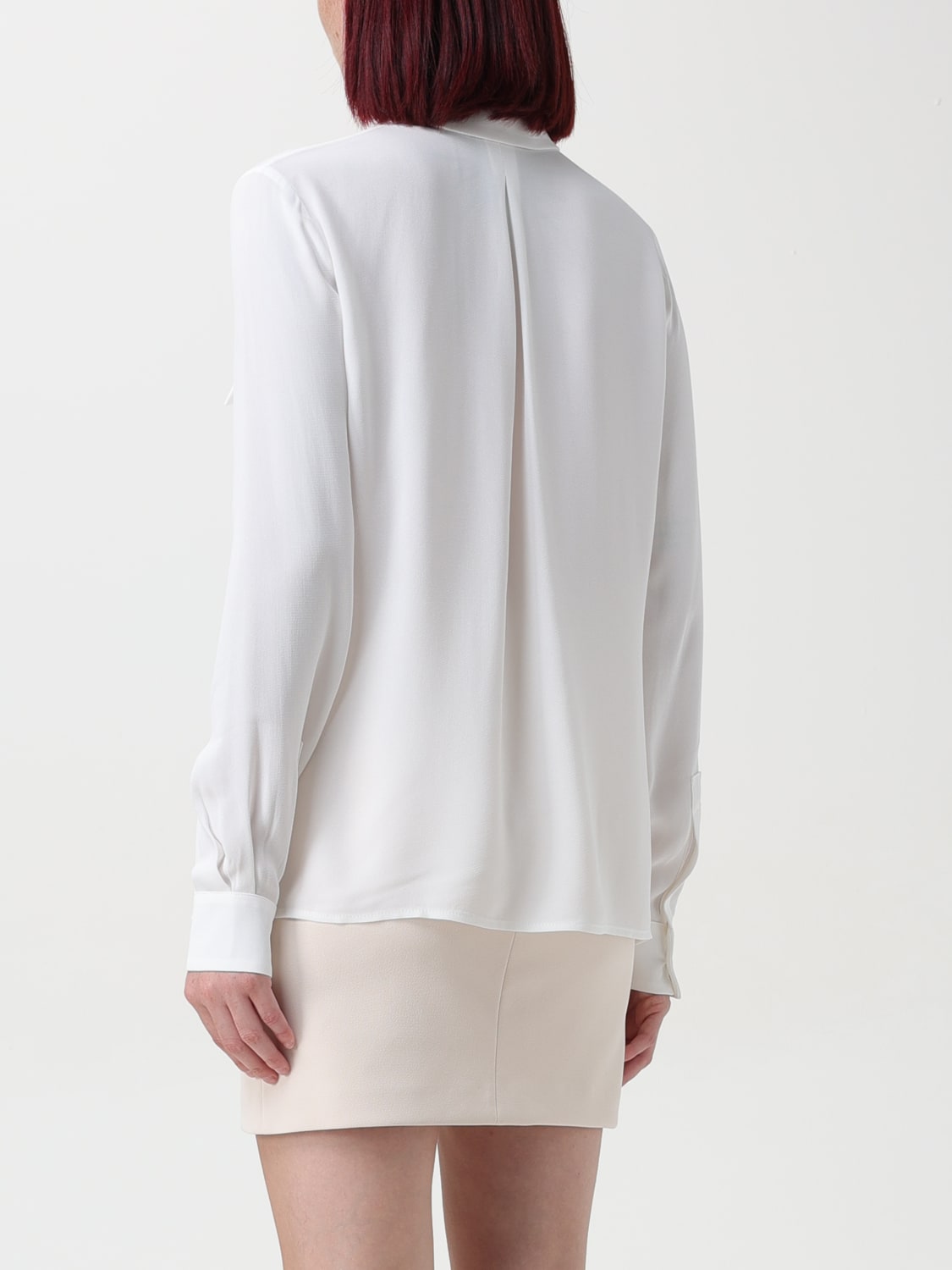 Giglio Camicia In Gerogertte Elisabetta Franchi