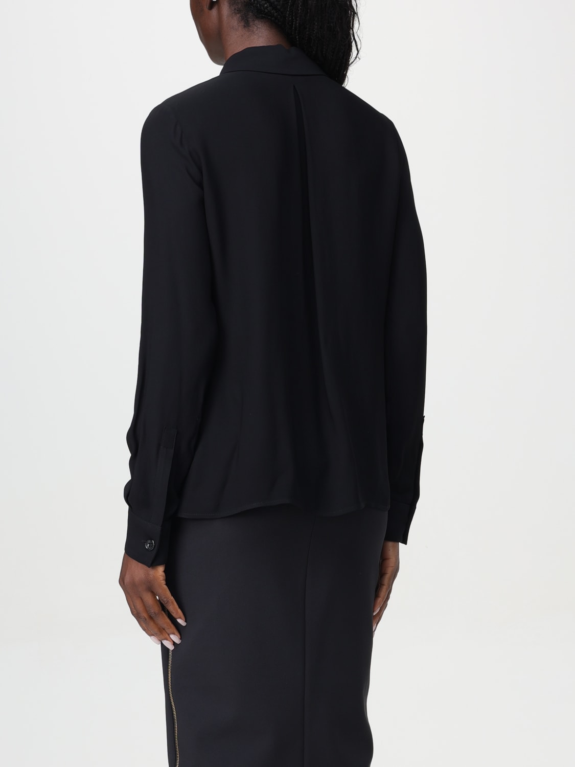 Giglio Camicia In Gerogertte Elisabetta Franchi