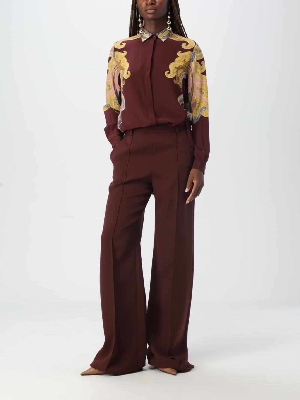 Giglio Camicia In Seta A Fantasia Etro