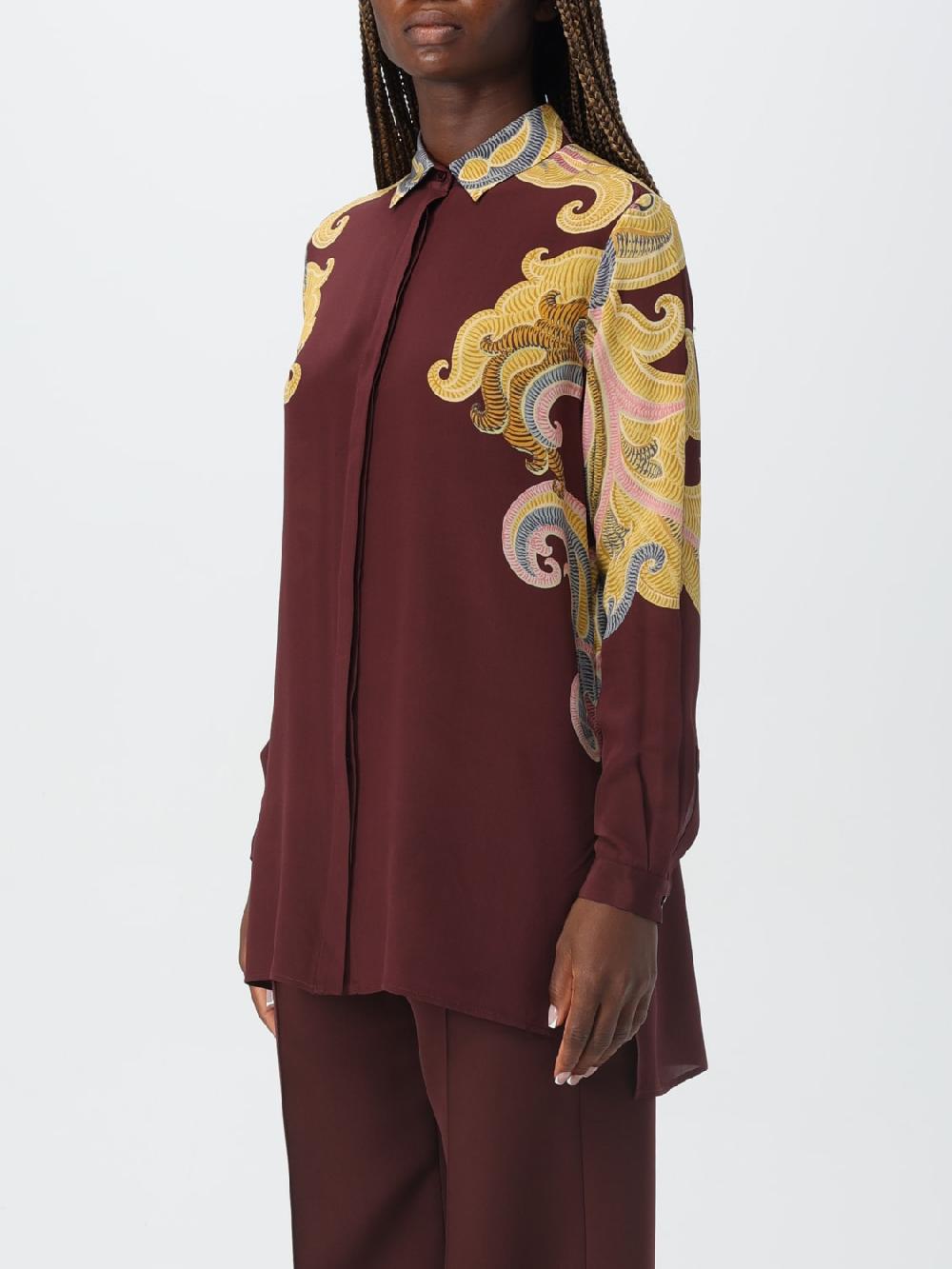 Giglio Camicia In Seta A Fantasia Etro