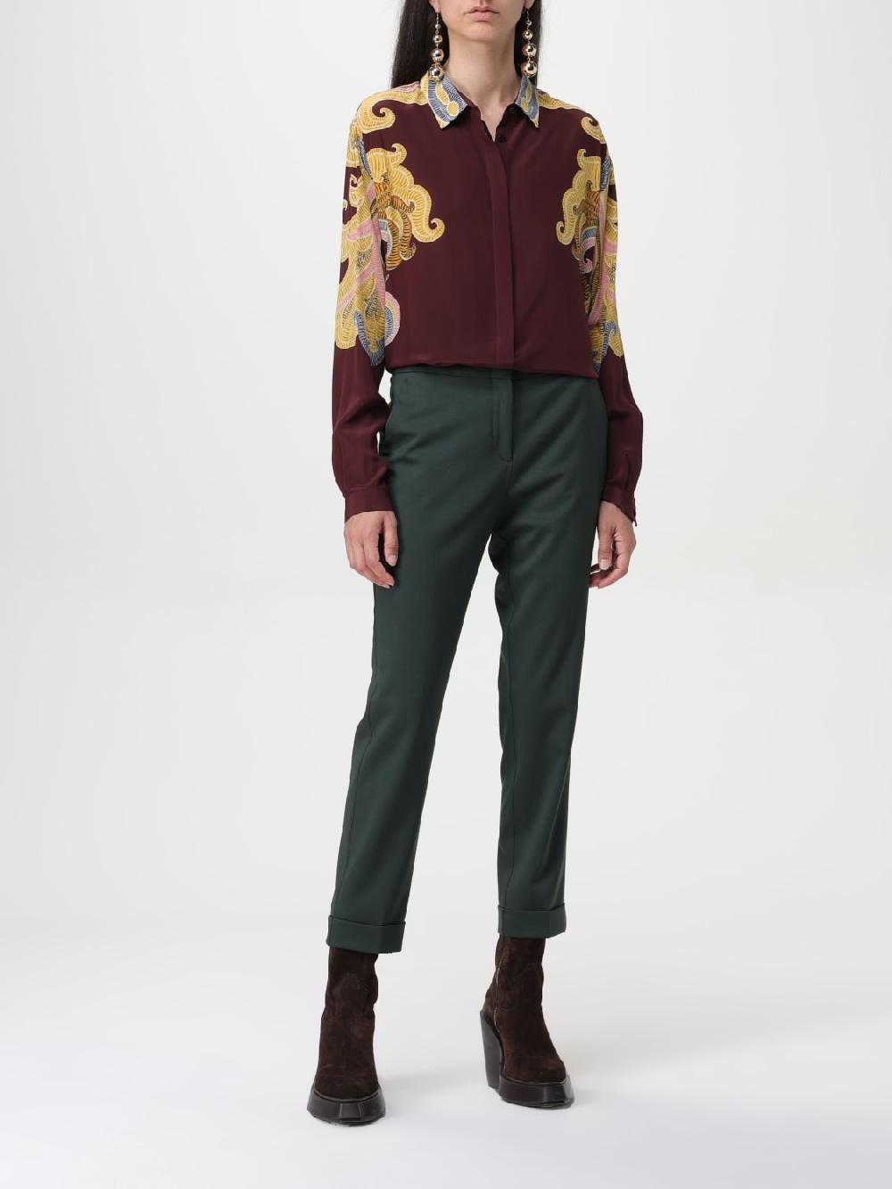 Giglio Camicia In Seta A Fantasia Etro