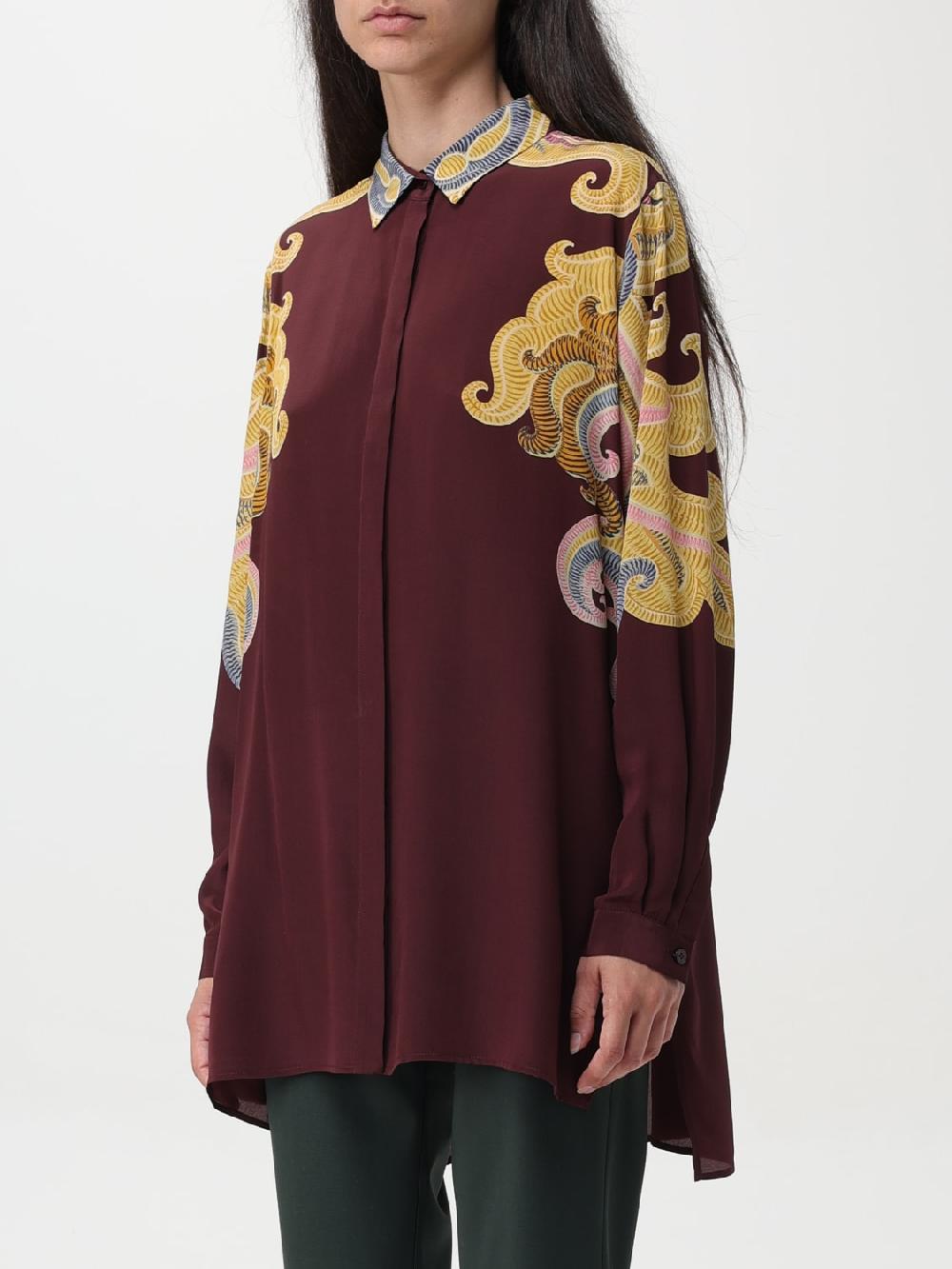Giglio Camicia In Seta A Fantasia Etro