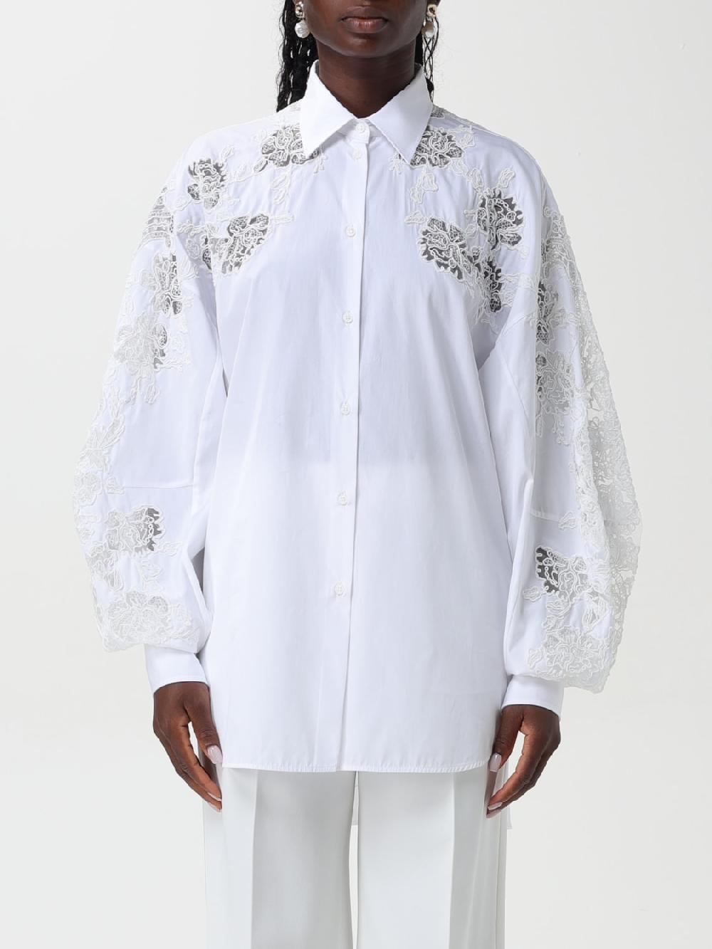 Giglio Camicia in seta e pizzo Ermanno Scervino