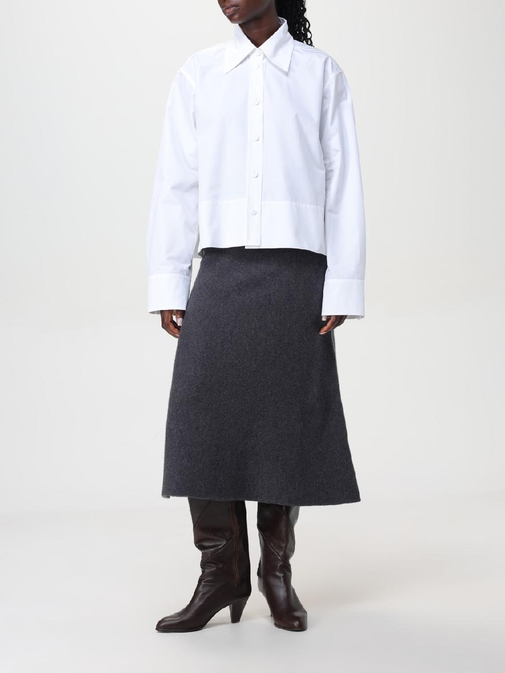 Giglio Camicia Jil Sander In Popeline