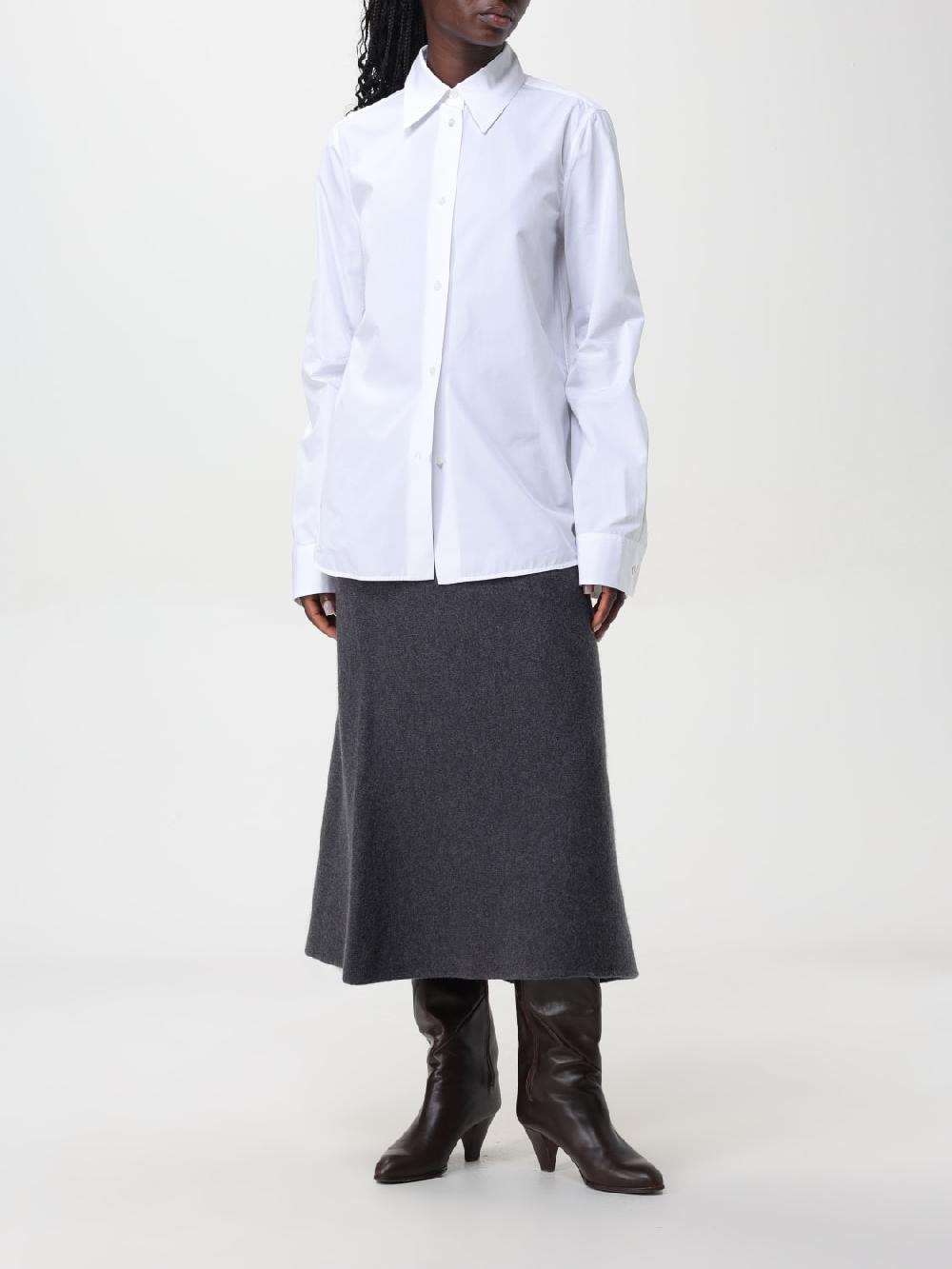 Giglio Camicia Jil Sander In Popeline Di Cotone