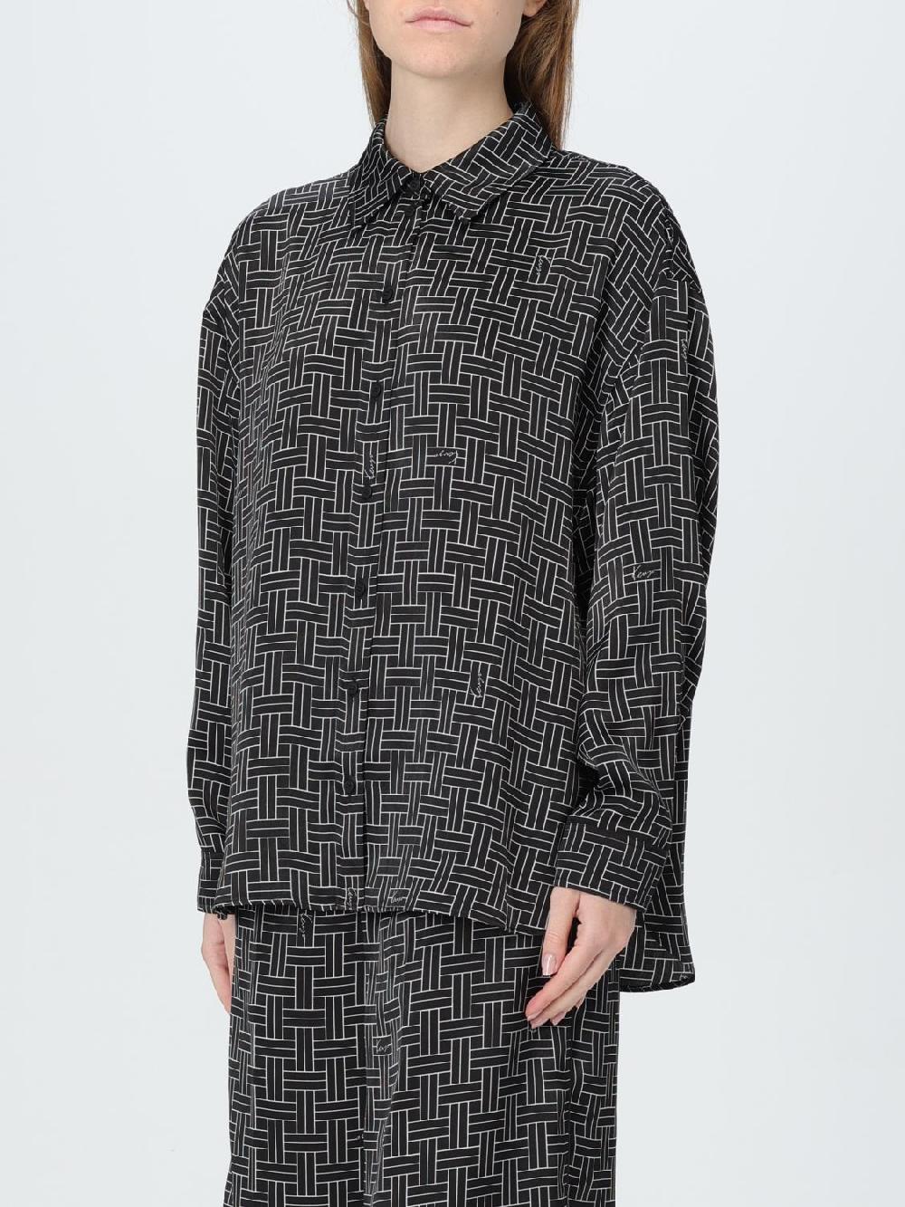 Giglio Camicia Kenzo In Jersey Stampata