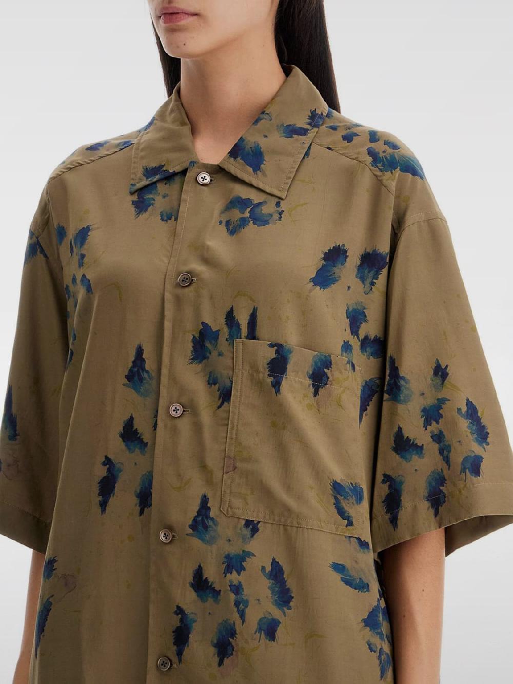 Giglio Camicia Lemaire In Viscosa Stampata