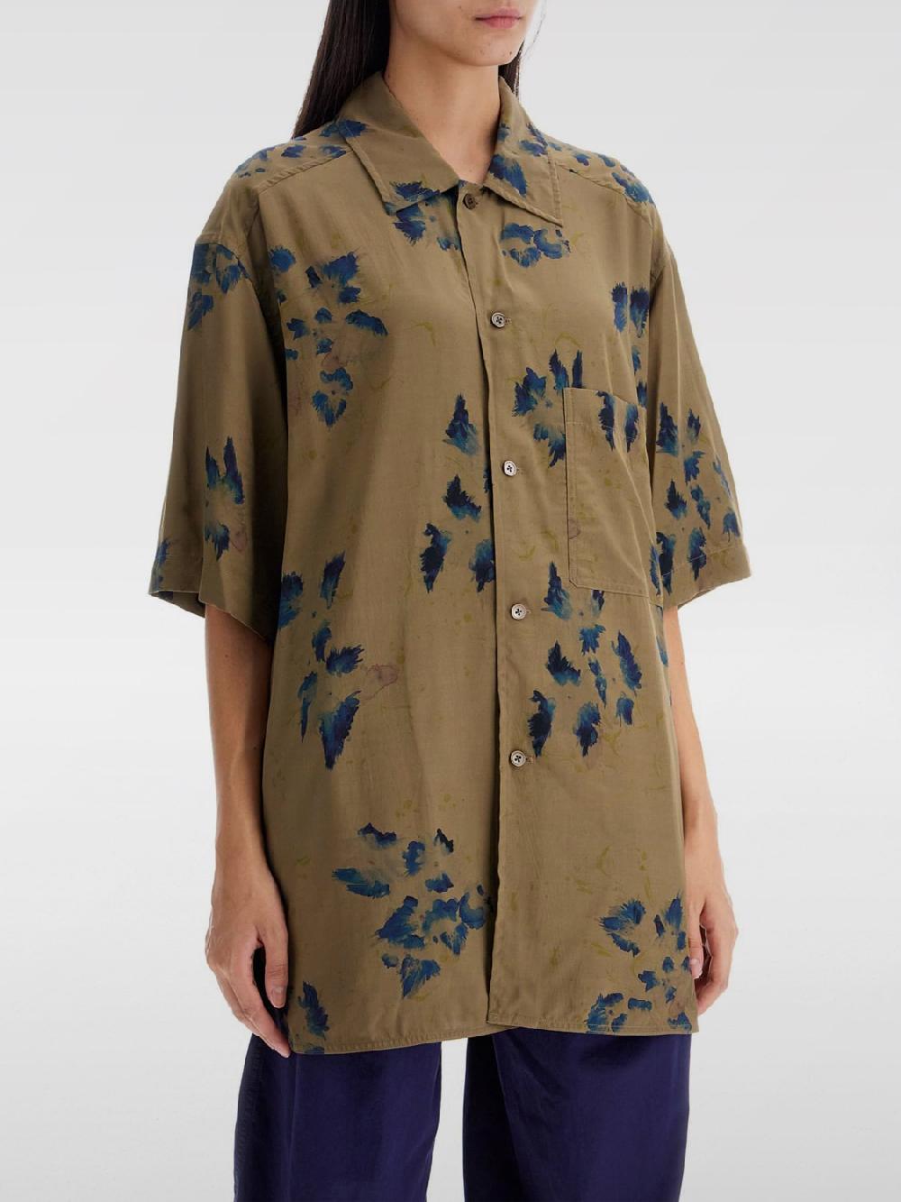 Giglio Camicia Lemaire in viscosa stampata