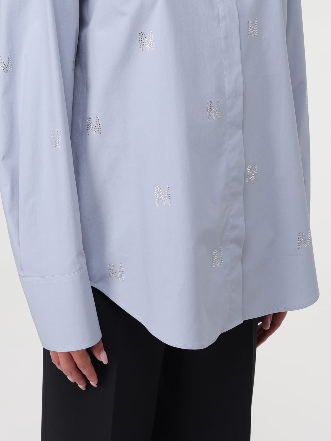 Giglio Camicia Lettering In Cotone MSGM