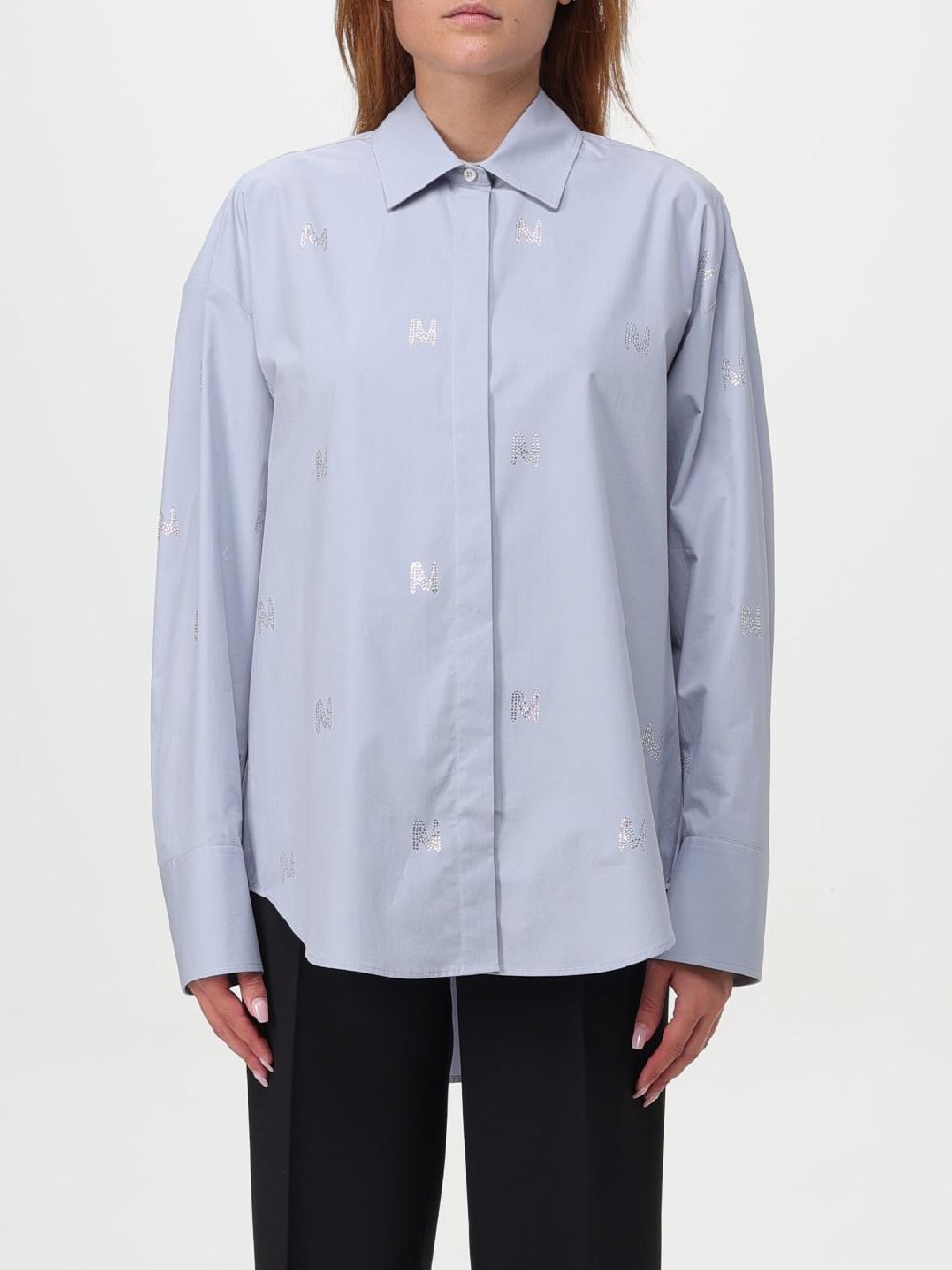 Giglio Camicia lettering in cotone MSGM