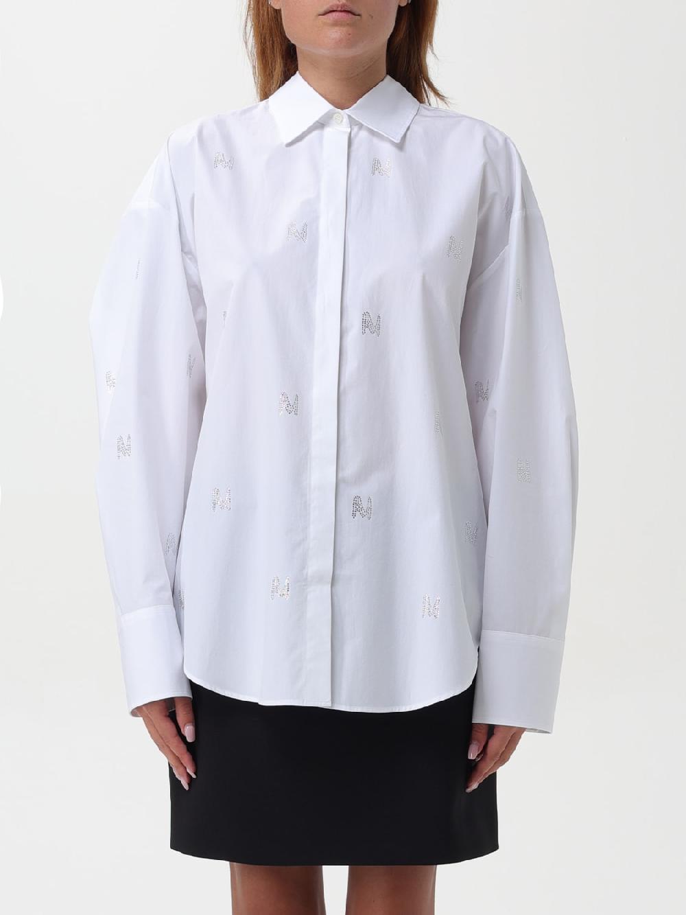 Giglio Camicia lettering in cotone MSGM