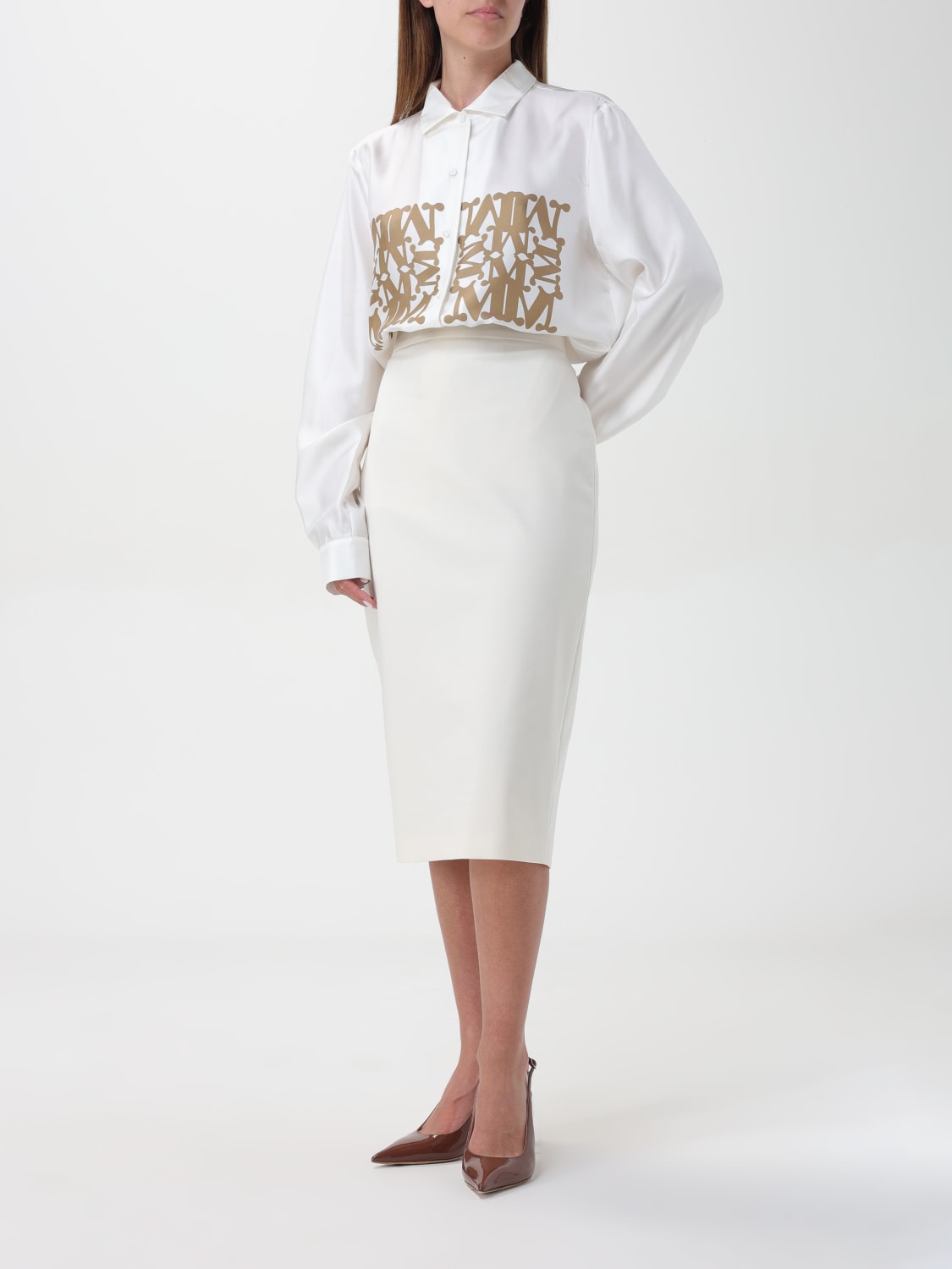 Giglio Camicia Monogram Max Mara Di Seta