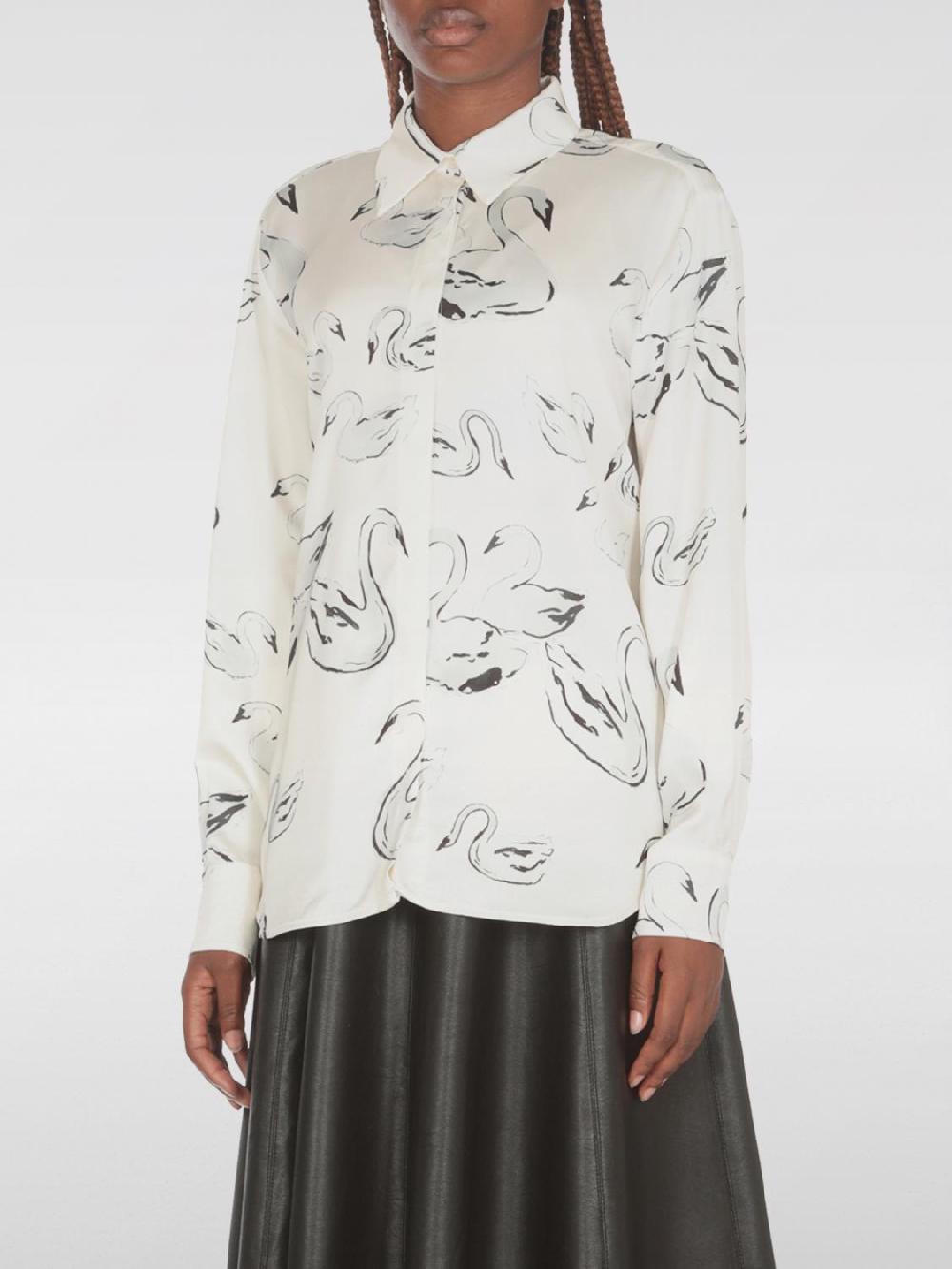 Giglio Camicia MSGM in viscosa stampata