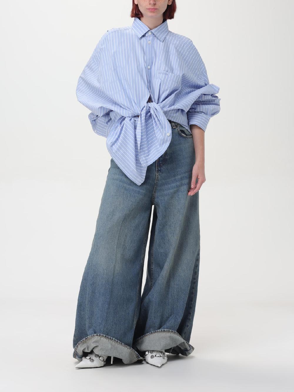 Giglio Camicia Oversize Balenciaga In Cotone