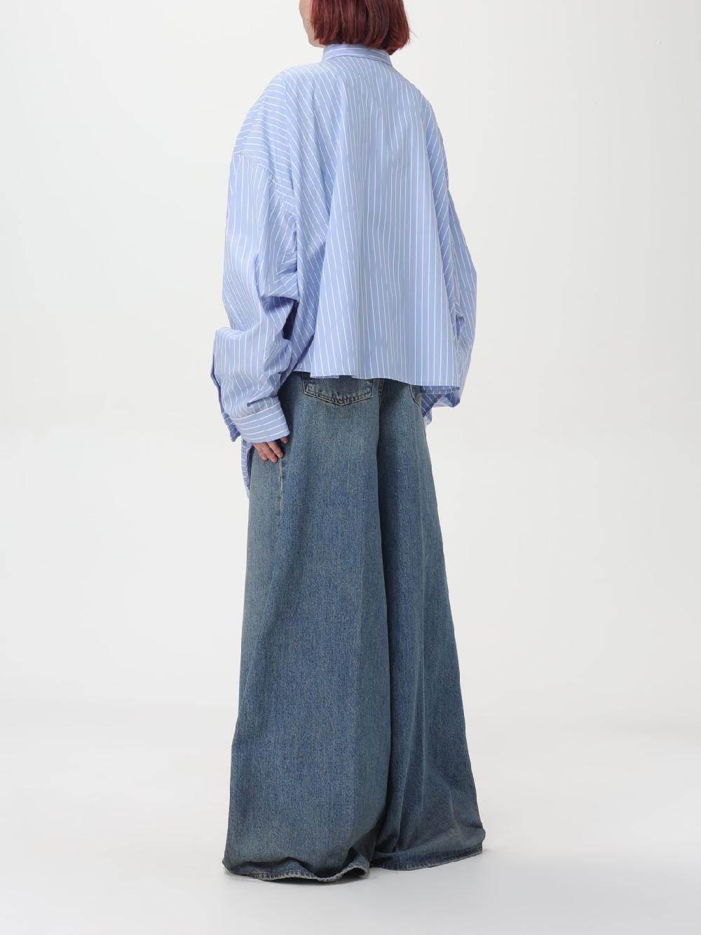 Giglio Camicia Oversize Balenciaga In Cotone