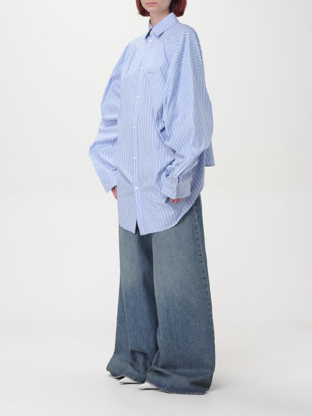Giglio Camicia Oversize Balenciaga In Cotone