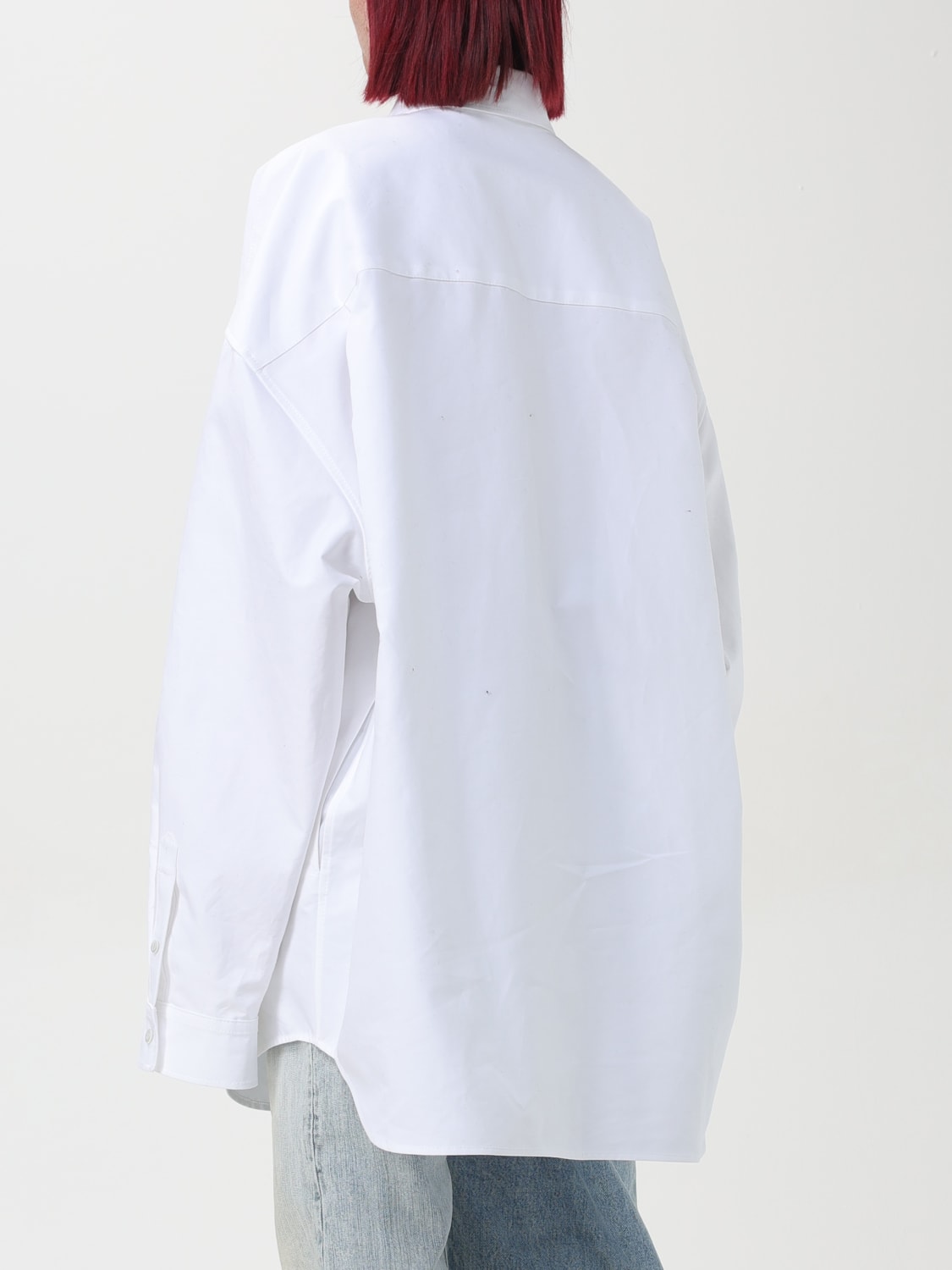 Giglio Camicia Oversize In Cotone Balenciaga