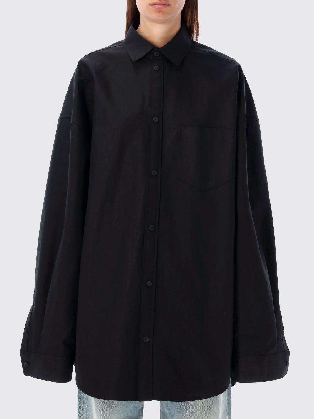 Giglio Camicia oversize in cotone Balenciaga
