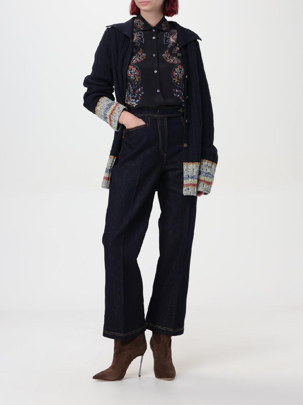 Giglio Camicia Paisley Etro Di Seta