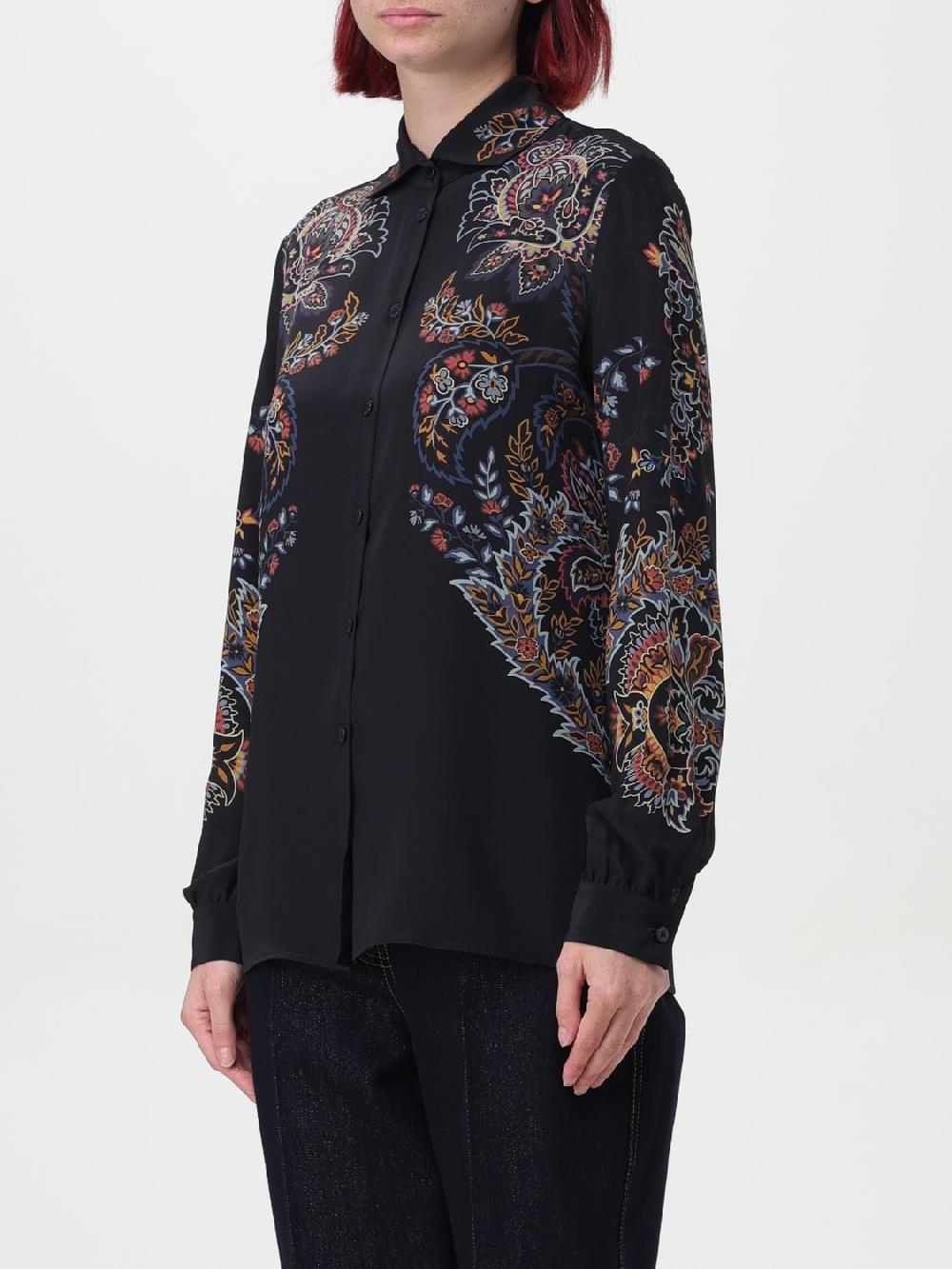 Giglio Camicia Paisley Etro Di Seta