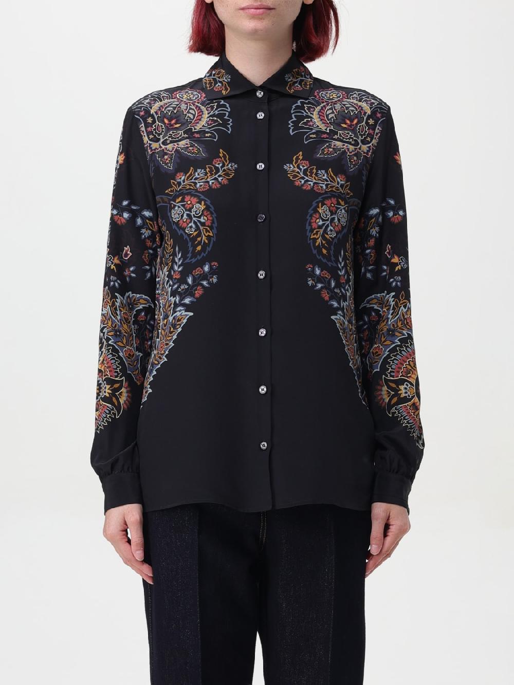 Giglio Camicia Paisley Etro di seta
