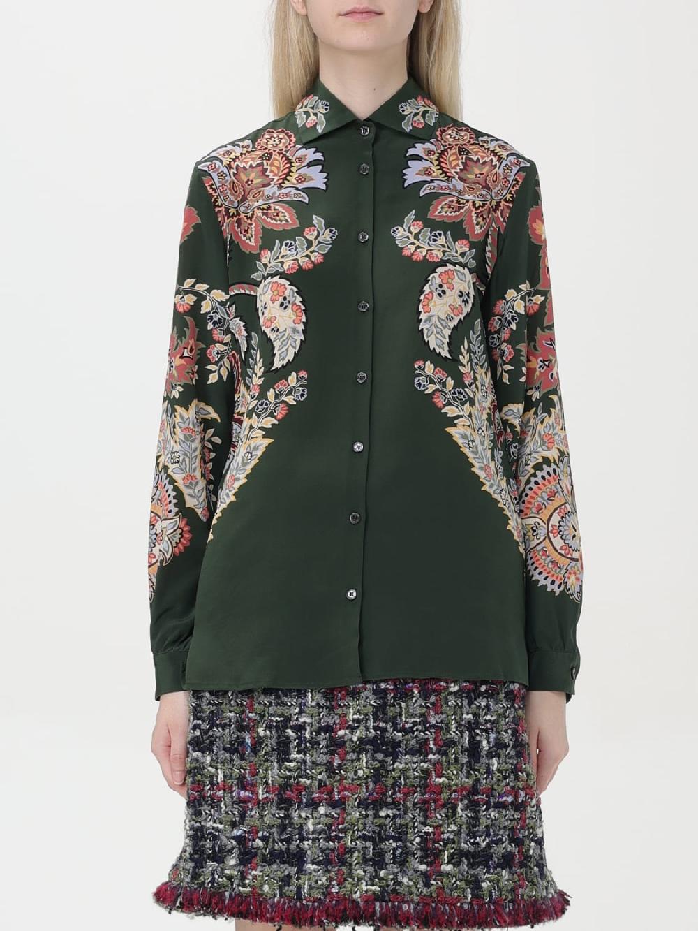 Giglio Camicia Paisley Etro di seta