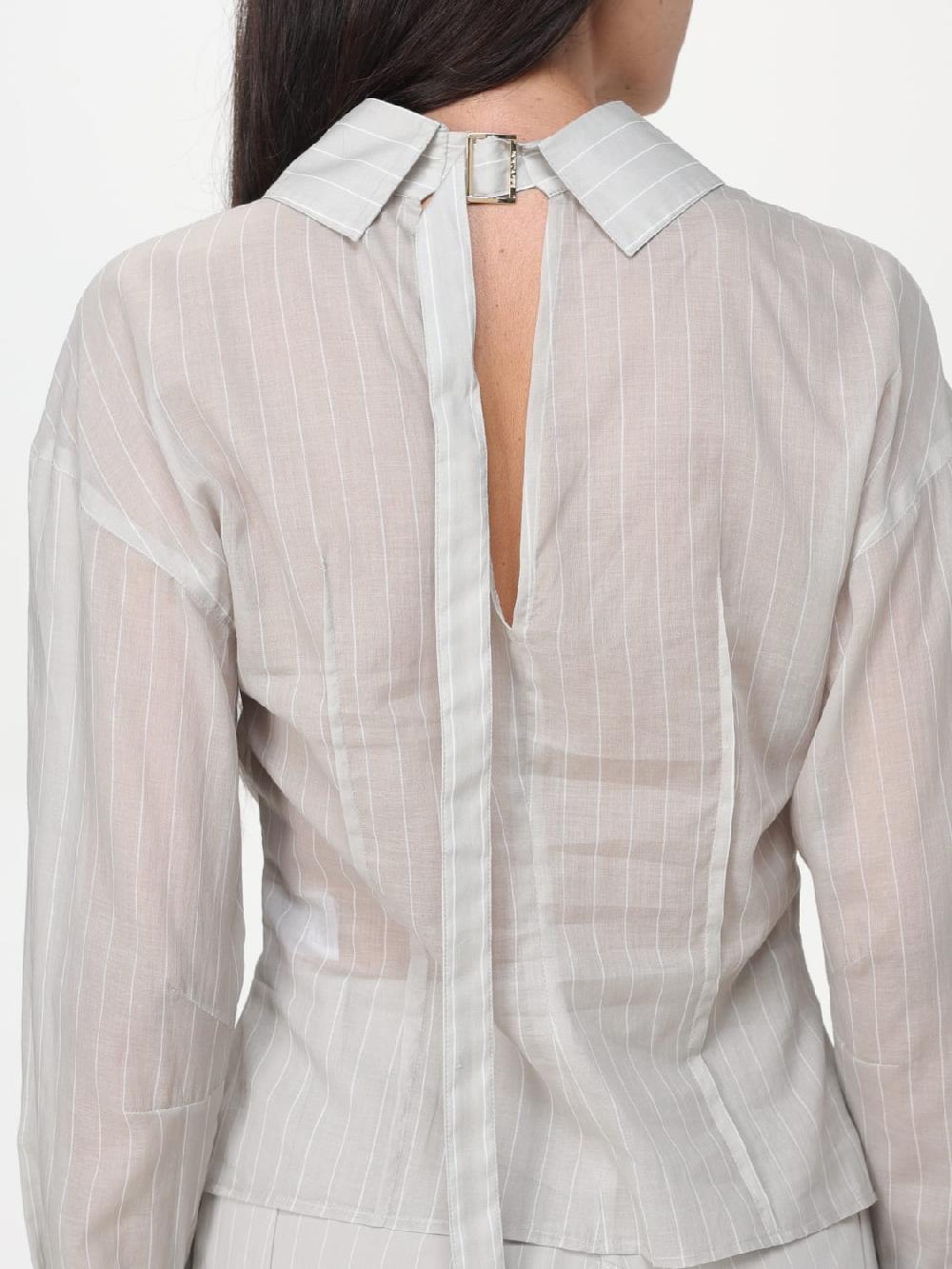 Giglio Camicia Patrizia Pepe Gessata In Cotone