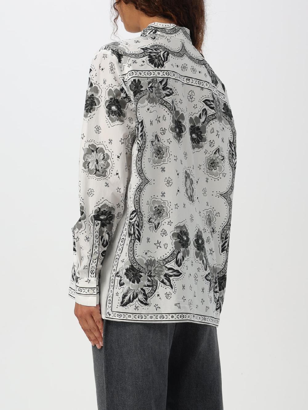 Giglio Camicia Pinko In Cotone Stampato