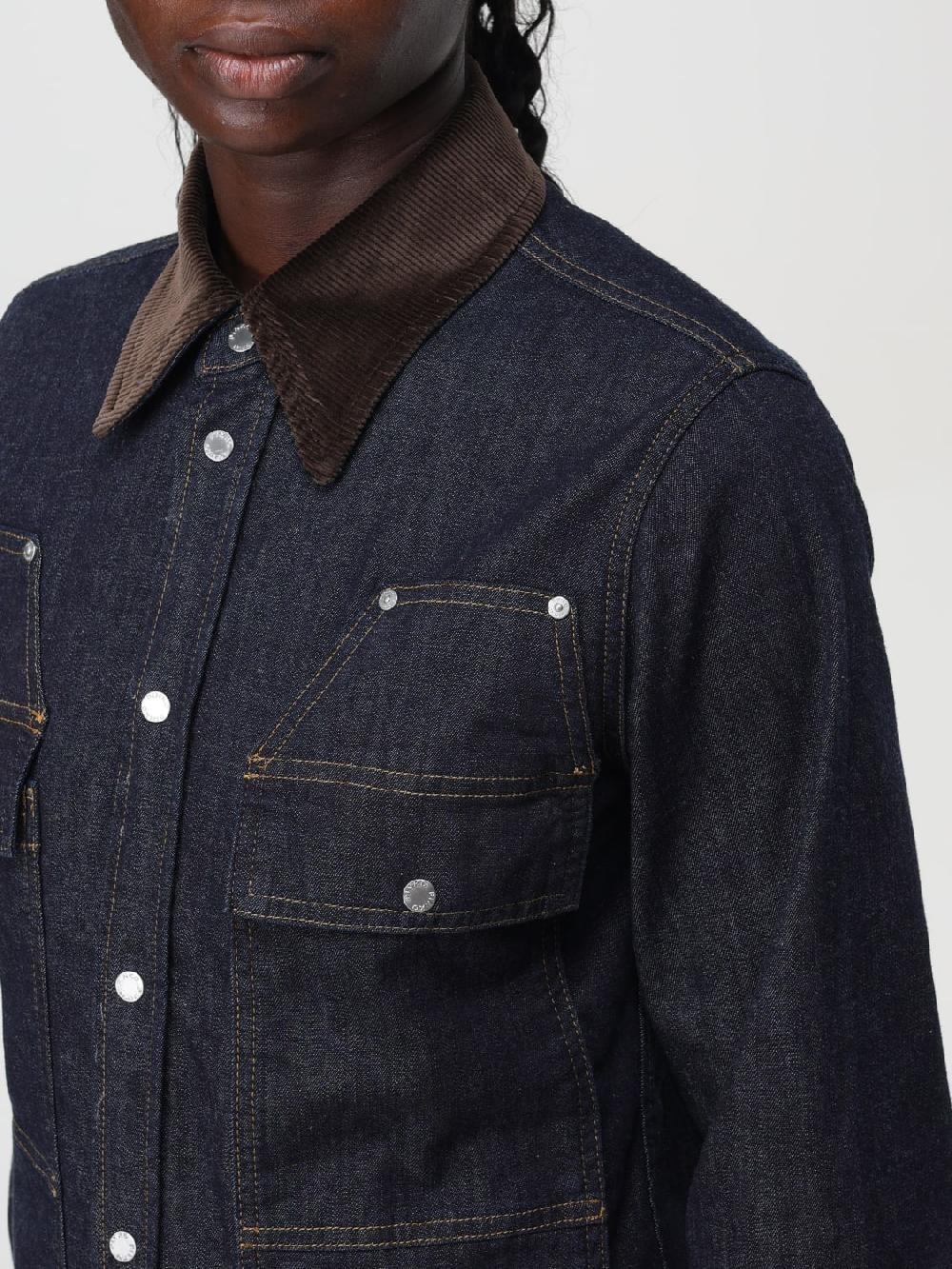 Giglio Camicia Pinko In Denim Di Cotone
