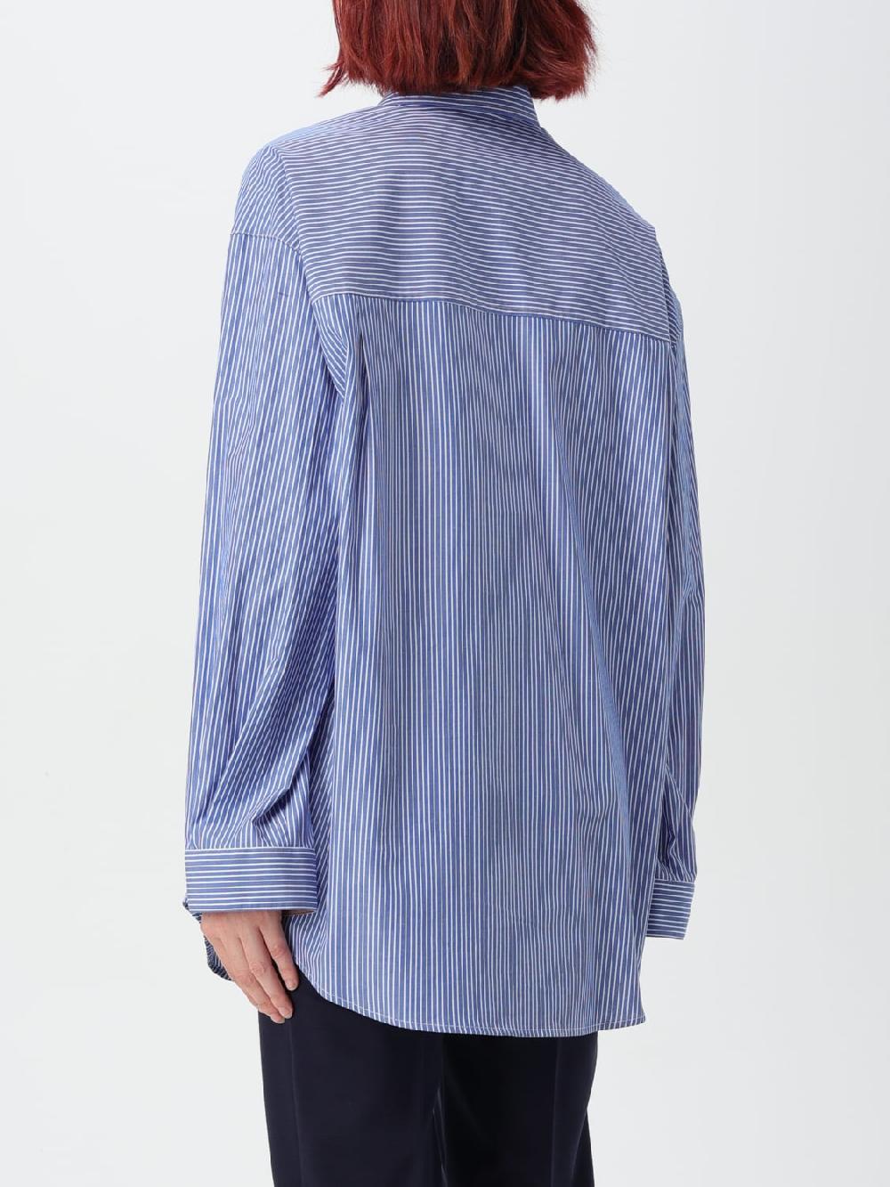 Giglio Camicia Pinko In Popeline Di Cotone A Righe