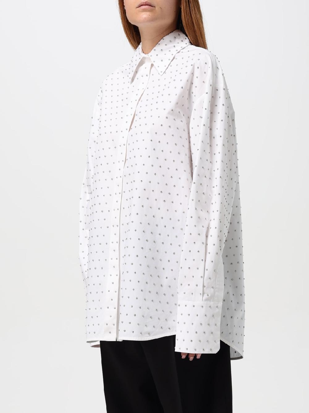 Giglio Camicia Sportmax In Cotone Con Borchie