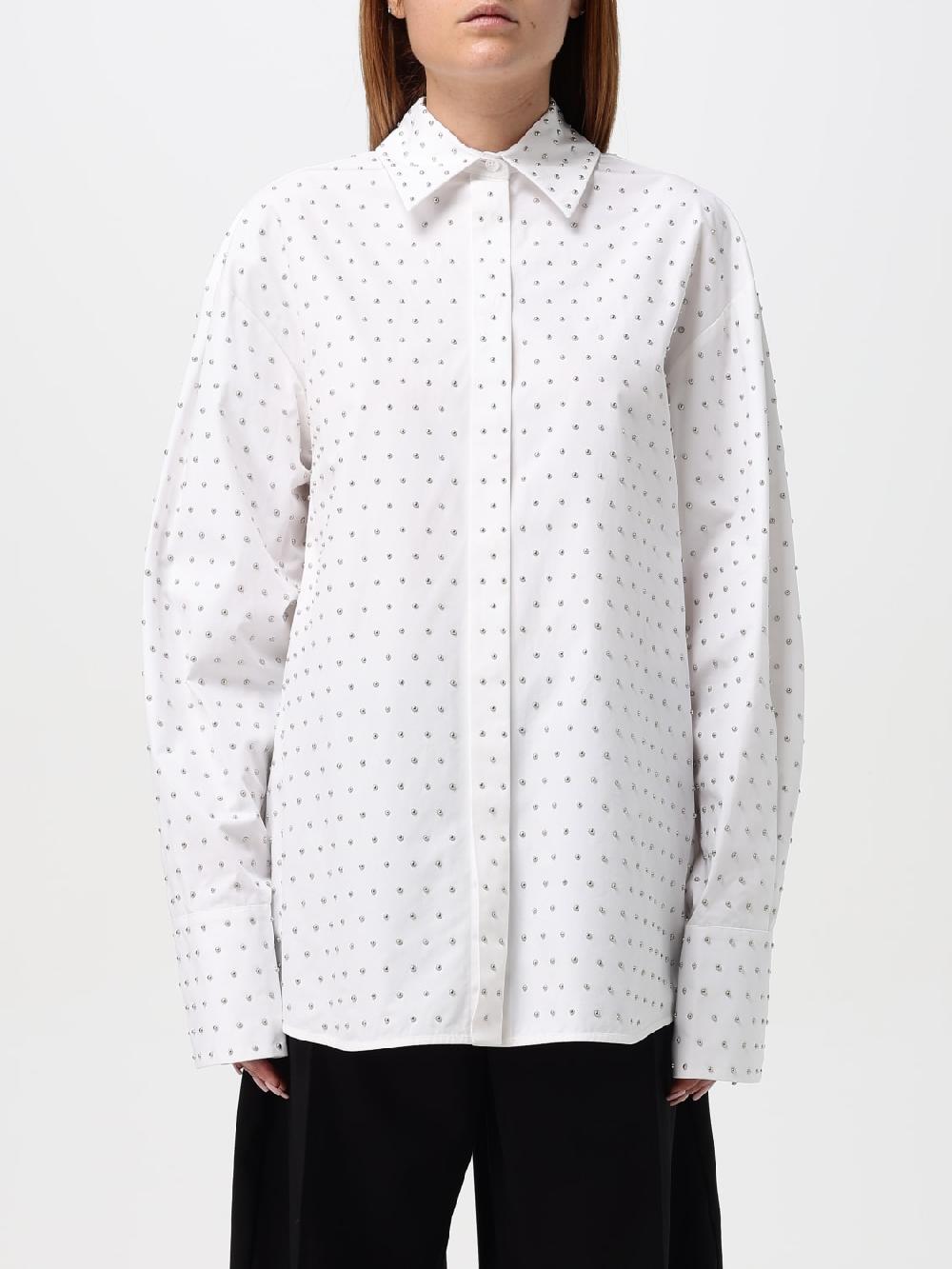 Giglio Camicia Sportmax in cotone con borchie