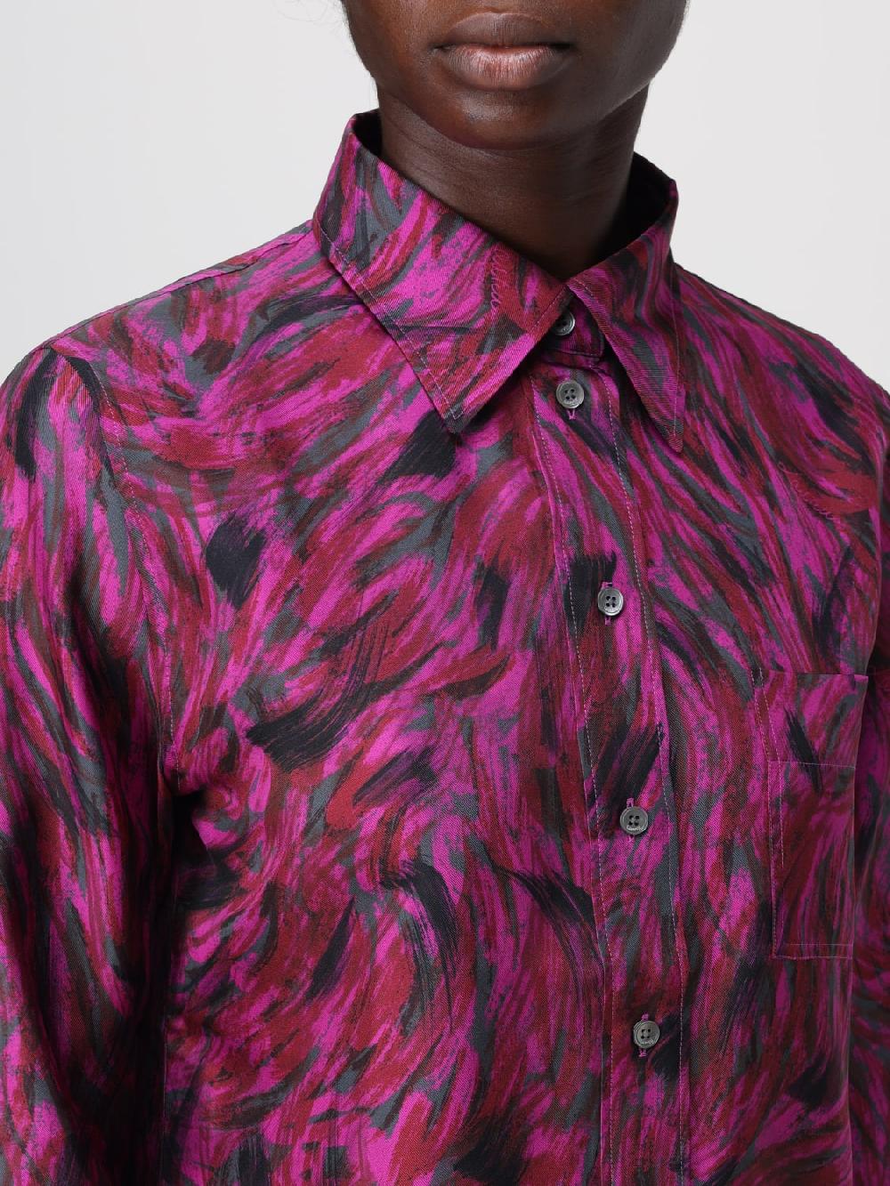 Giglio Camicia Stampata Lanvin In Seta